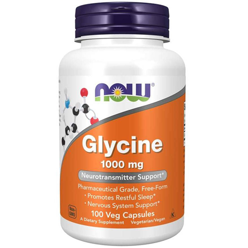 NOW FOODS Glycine - Glicyna 1000mg 100 vkaps
