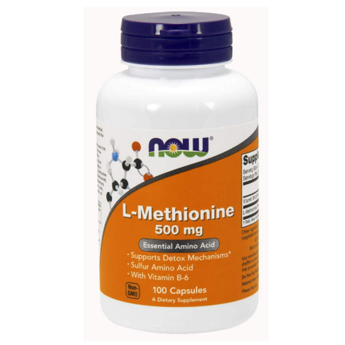 NOW FOODS L-Methionine 500mg 100 kaps