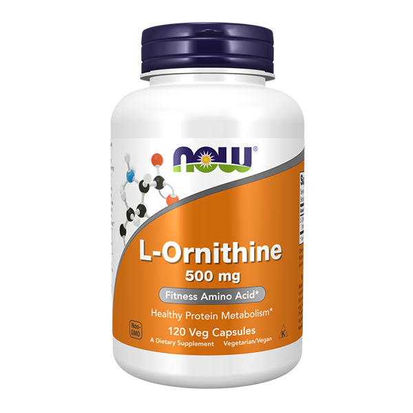 NOW FOODS L-Ornithine 500mg 120 kaps