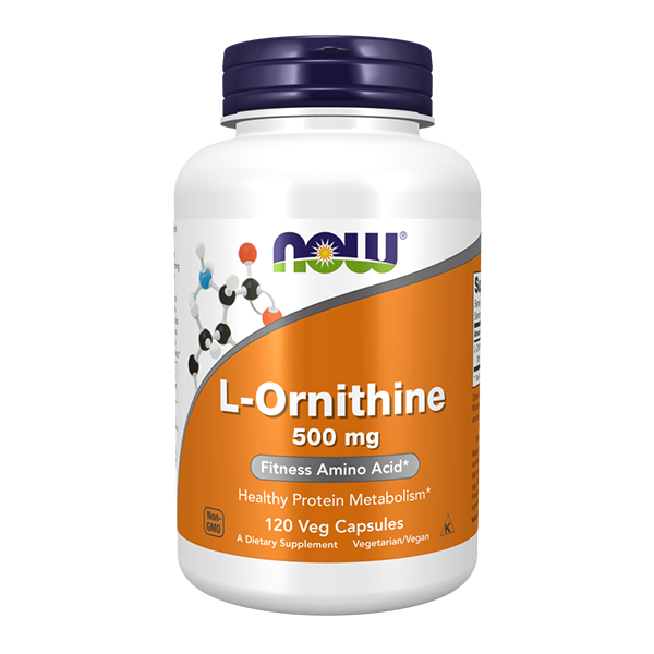 NOW FOODS L-Ornityna 500mg 120 vkaps