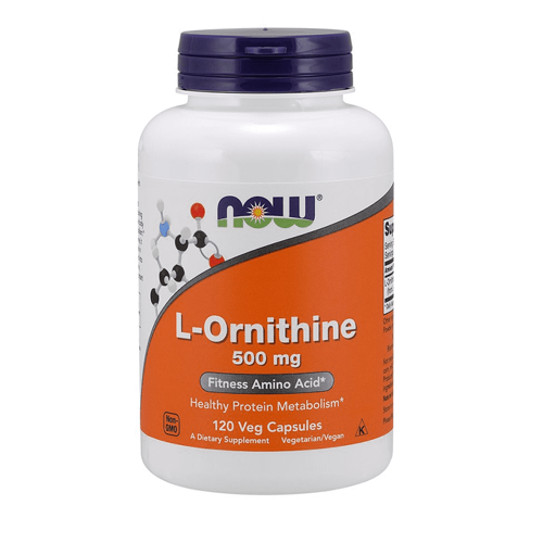 NOW FOODS L-Ornityna 500mg 120 vkaps