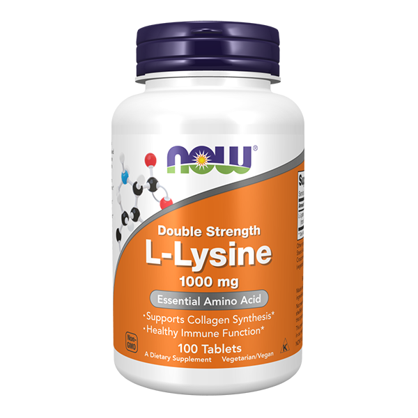 NOW FOODS Lysine - L-Lizyna 1000 mg 100 tabl
