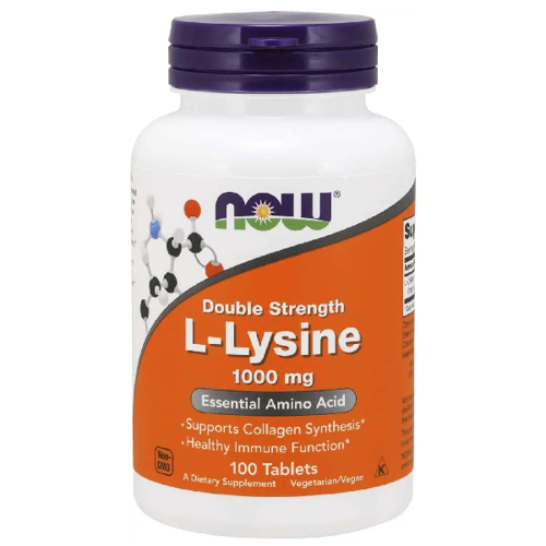 NOW FOODS Lysine - L-Lizyna 1000 mg 100 tabl