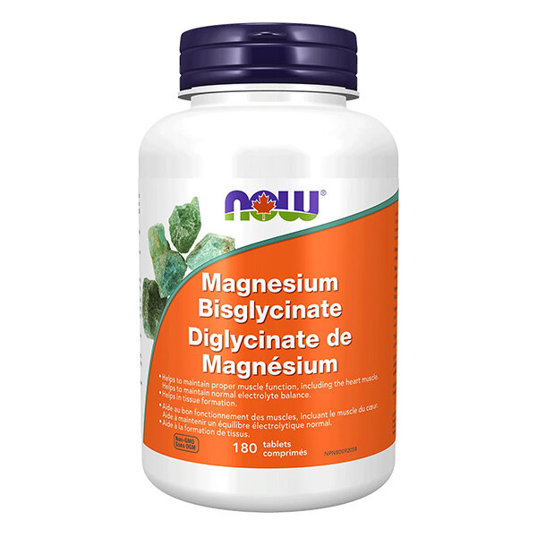 NOW FOODS Magnesium Bisglycinate 180 tabl