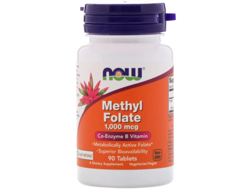 NOW FOODS Methyl Folate 1000 mcg 90 tab