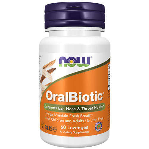 NOW FOODS OralBiotic Probiotyk 60 tabl do ssania 