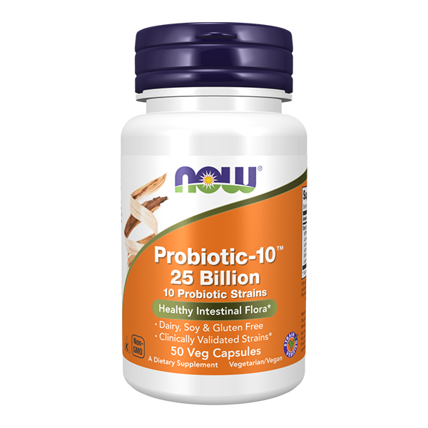 NOW FOODS Probiotic-10 - 50 miliardów CFU 50 kaps