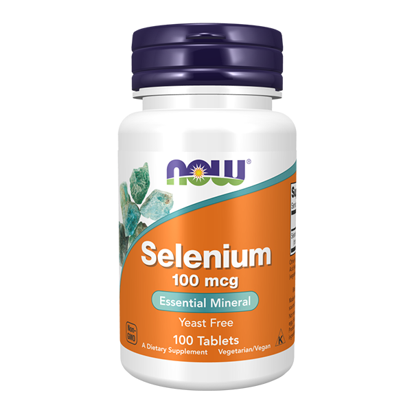 NOW FOODS Selenium - Selen 100mcg 100 tabl
