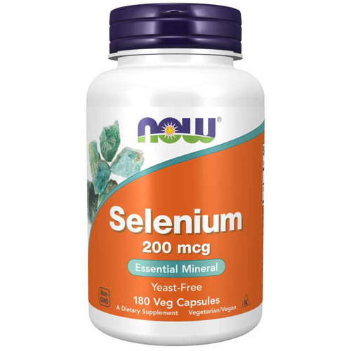 NOW FOODS Selenium - Selen 200mcg 180 vkaps