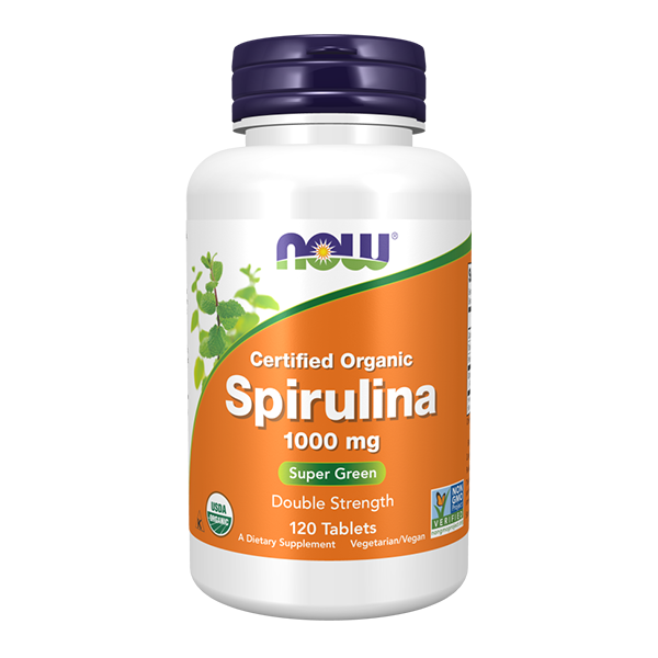NOW FOODS Spirulina 1000 mg 120 tabs