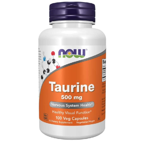 NOW FOODS Taurine 500 mg 100 kaps