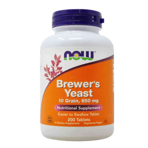 NOW Foods Brewer's Yeast 650mg 200 vege tabl