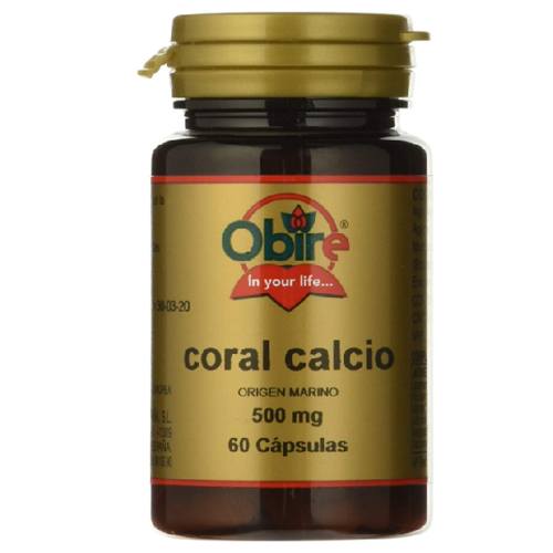 OBIRE Calcio Coral 500 mg 60 kaps