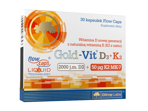 OLIMP Gold-Vit D3 + K2 2000IU 30 kaps