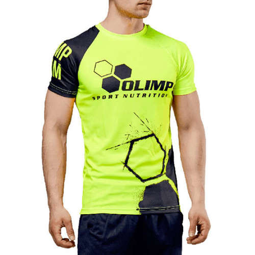 OLIMP LIVE & FIGHT Men's T-Shirt REGLAN CREW NEON SERIES