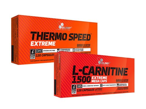 OLIMP Thermo SPEED EXTREME 120 kaps +  L-Carnitine Extreme 120 kaps