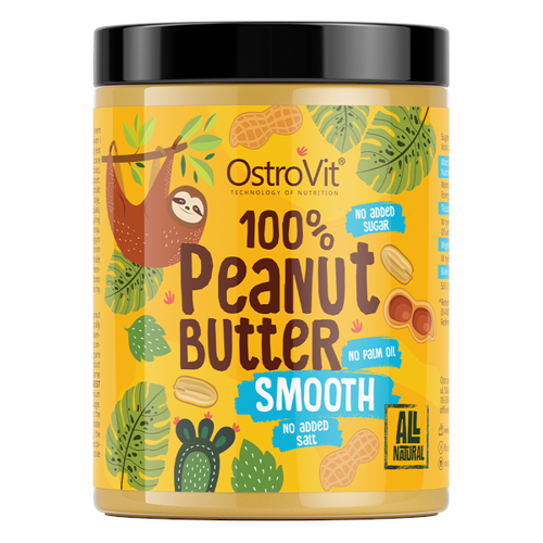 OSTROVIT 100% Peanut Butter 1000 g Smooth