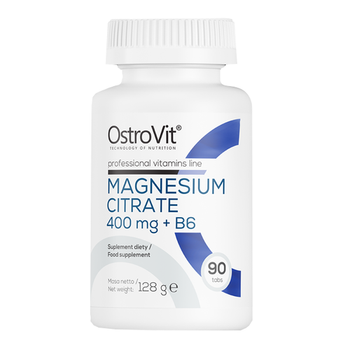 OSTROVIT Cytrynian Magnezu 400 mg + Wit B6 90 tabs