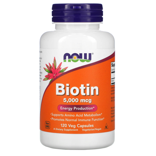 Outletw|NOW FOODS Biotyna 5000mcg 120 kaps