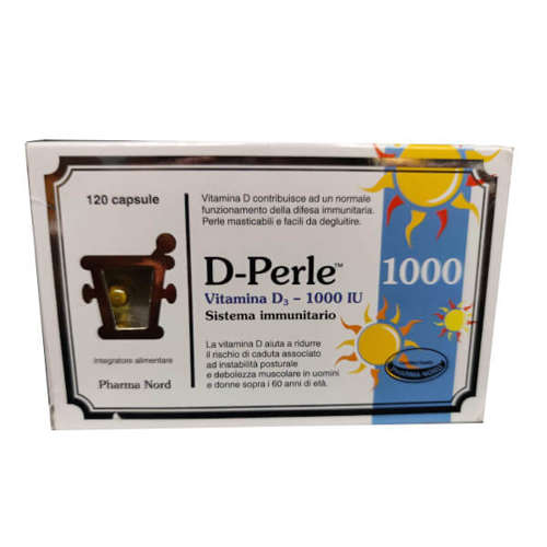 PHARMA NORD D-Perle Vitamina D3-1000 IU 120 kaps 