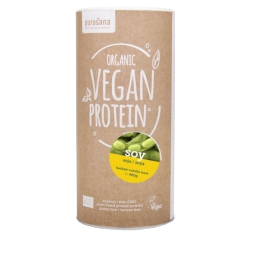 PURASANA Organic Vegan Protein Soja 400 g.