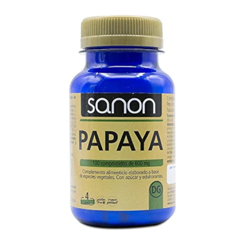 SANON Papaya 600 mg 100 tabl