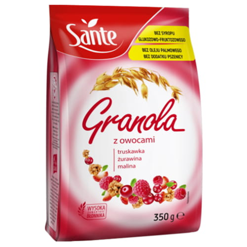 SANTE Granola Owocowa 350 g