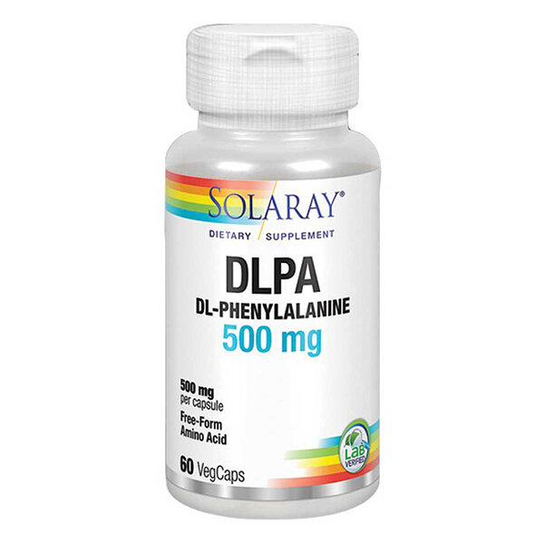 SOLARAY DLPA Dl-Phenylalanine 500mg 60vkaps