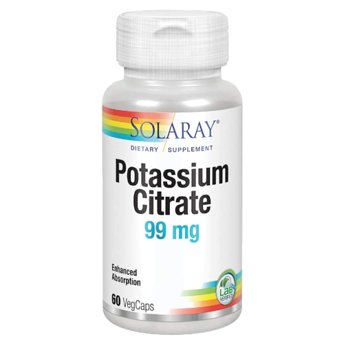 SOLARAY Potassium Citrate 99mg 60 vkaps