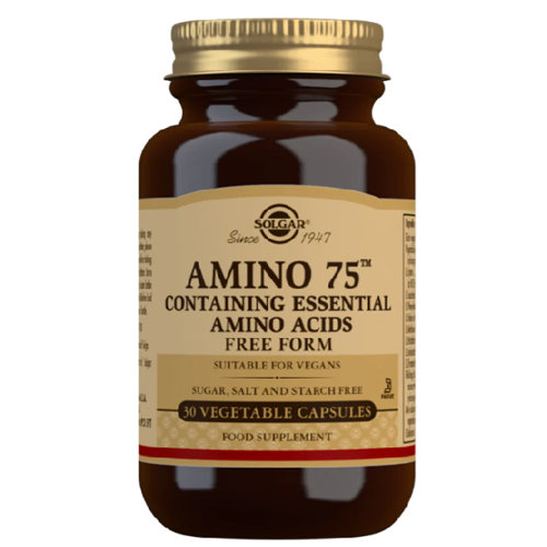 SOLGAR Amino 75 Containing Essential Amino Acids 30 kaps