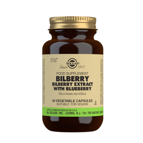 SOLGAR Bilberry extract wih Blueberry 60 kaps