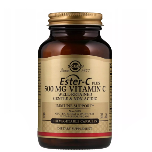 SOLGAR Ester C Plus 500 mg Vitamin C 100 kaps