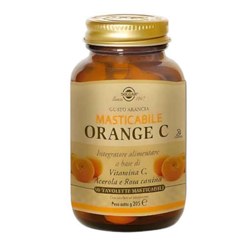 SOLGAR Masticabile Orange C 90 tabl (witamina C 500 do ssania)