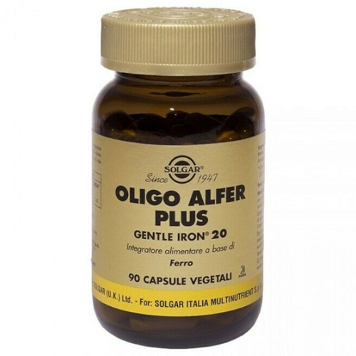 SOLGAR Oligo Alfer Plus 90 kaps ( żelazo 20mg )