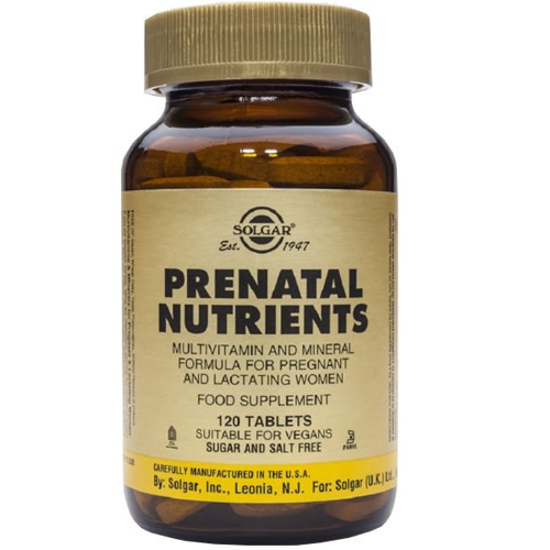 SOLGAR Prenatal Nutrients 120 Tab