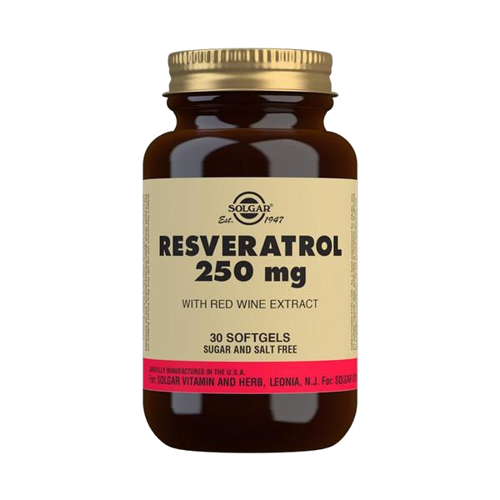 SOLGAR Resveratrol 250 mg 30 kaps