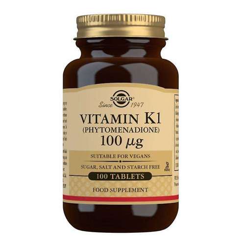 SOLGAR Vitamin K1 100 ug 100 kaps