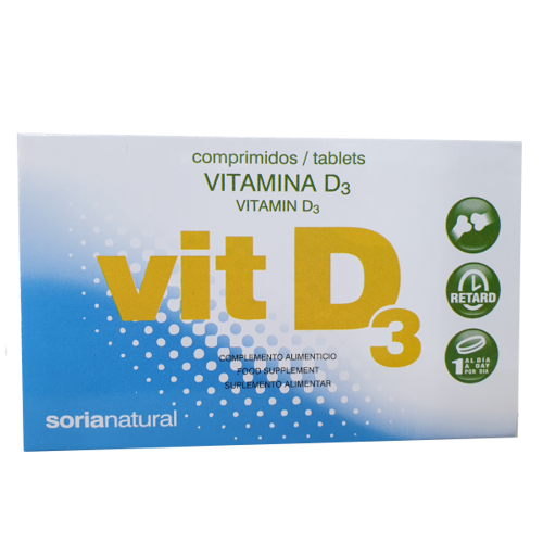 SORIA NATURAL Vitamina D3 48 tabl