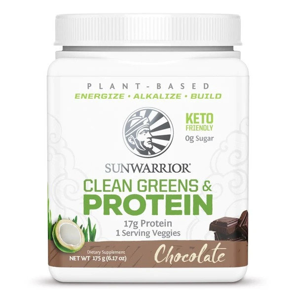 SUNWARRIOR Clean Greens & Protein 175 g (białko)