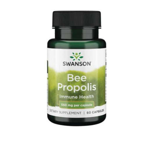 SWANSON Bee Propolis - Kit Pszczeli 550 mg 60 kaps