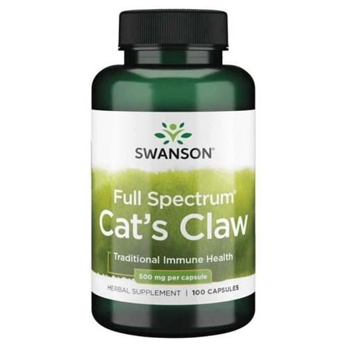SWANSON Cat's Claw 500mg 100 kaps