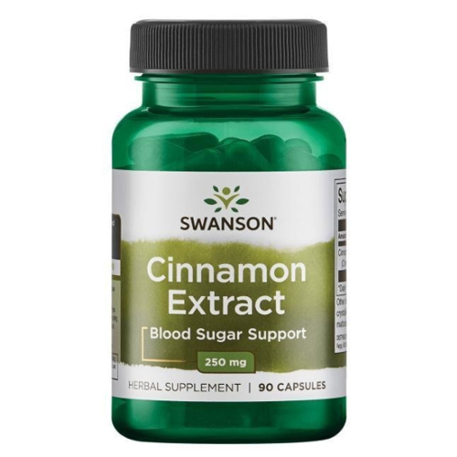 SWANSON Cynamon extrakt 250 mg 90 kaps