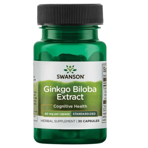 SWANSON Ginkgo Biloba ekstrakt 60mg 30 kaps