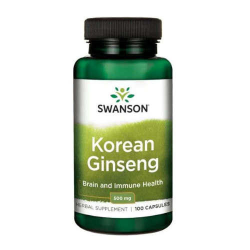 SWANSON Ginseng - Żeń-Szeń 500 mg 100 kaps