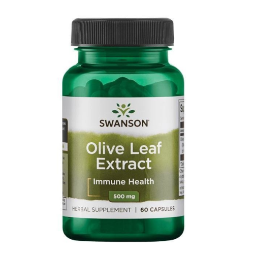 SWANSON Olive Leaf Extract - Liść Oliwny 500 mg 60 kaps