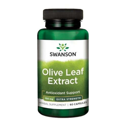 SWANSON Olive Leaf Extract - Liść Oliwny 750 mg 60 kaps