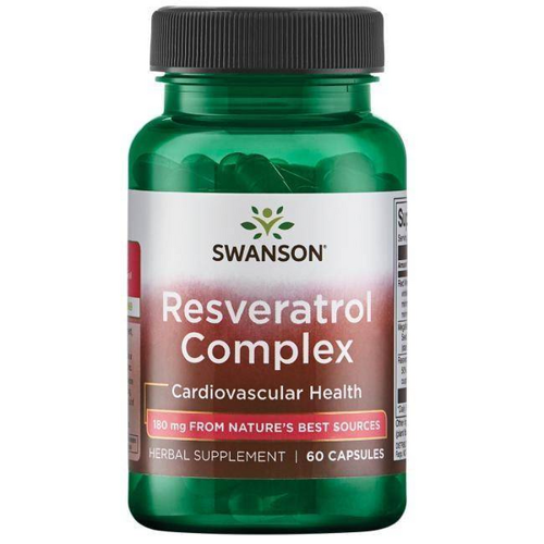 SWANSON Resweratrol Complex 180 mg 60 kaps