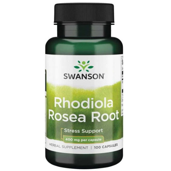 SWANSON Rhodiola Rosea Root 400mg 100 kaps