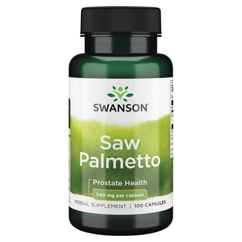 SWANSON Saw Palmetto - Palma Sabałowa 540 mg 100 kaps