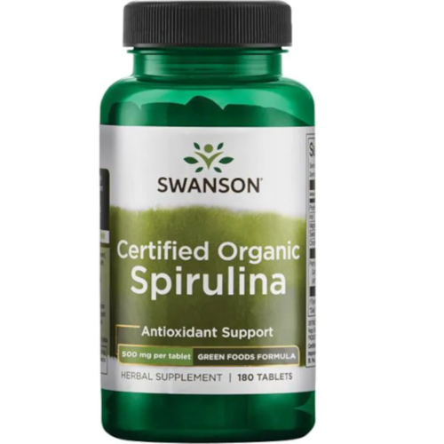 SWANSON Spirulina certified 180 tab.